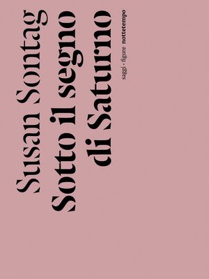 cover image of Sotto il segno di Saturno